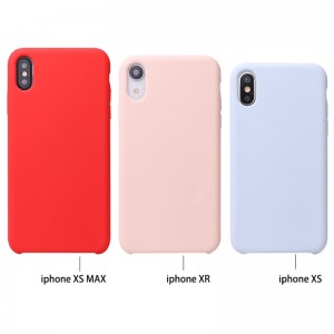 Iphone plusz mobiltelefon tokhoz Puha folyékony szilikon TPU hátlapú mobiltelefon tok
